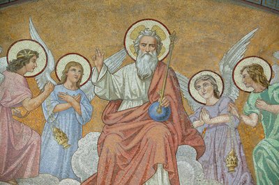 GodBasilica of Our Lady of the Rosenkrans, Lourdes, Frankrig af Unbekannt