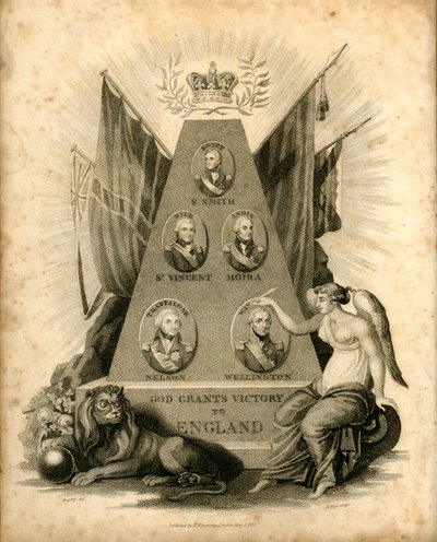 Gud giver England sejr, 1816. af Unbekannt