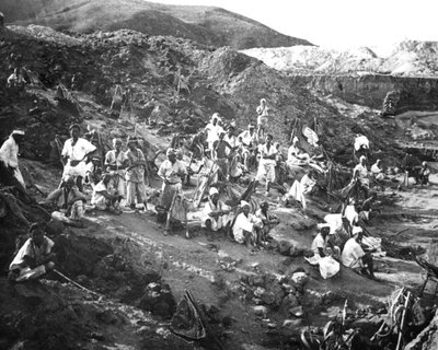 Guldmine, Korea, c1900 af Unbekannt