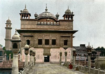 Det gyldne tempel, Amritsar, Punjab, Indien, c1890 af Unbekannt