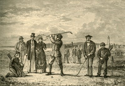 Golf on the Links, 1898. af Unbekannt
