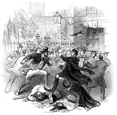 Kjole og byrække, Oxford, 15. november 1845 af Unbekannt
