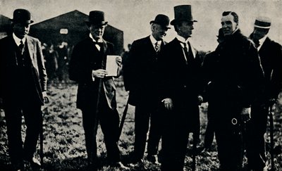 Grahame White og Mr. Churchill, 1910, 1945. af Unbekannt