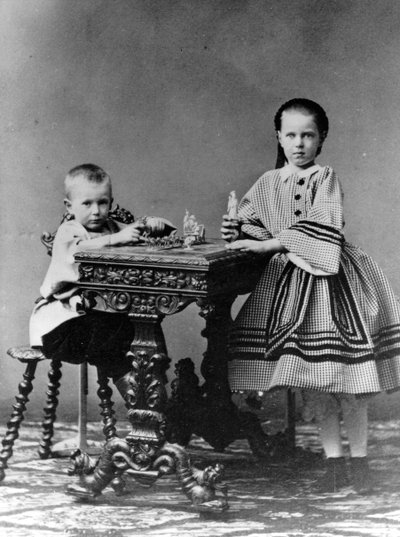 Storhertug Sergei Alexandrovich og storhertuginde Maria Alexandrovna af Rusland, 1860 af Unbekannt