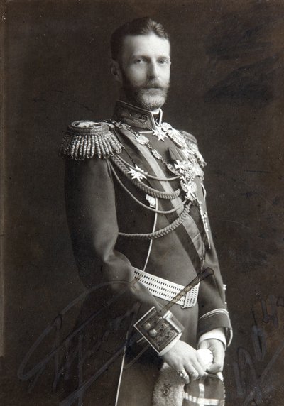 Storhertug Sergei Alexandrovich af Rusland, slutningen af det 19. eller begyndelsen af det 20. århundrede af Unbekannt