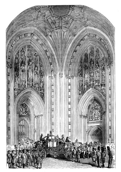 Grand Entrance, Westminster Palace, London, c1888 af Unbekannt