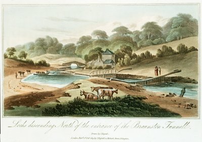 Grand Junction Canal, Northamptonshire, 1819 af Unbekannt