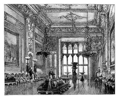 Grand Reception Room, Windsor Castle, c1888 af Unbekannt
