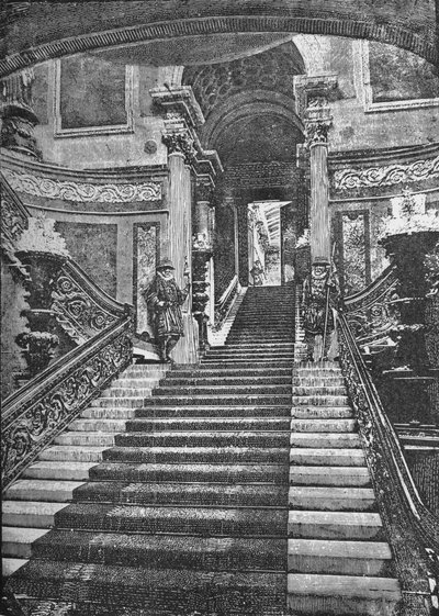 Grand Staircase, Buckingham Palace, 1890 af Unbekannt