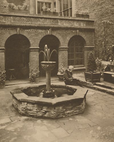 Graveyard of St. Ethelburga, Bishopgate, A Resting Place for the Living, c1935. af Unbekannt