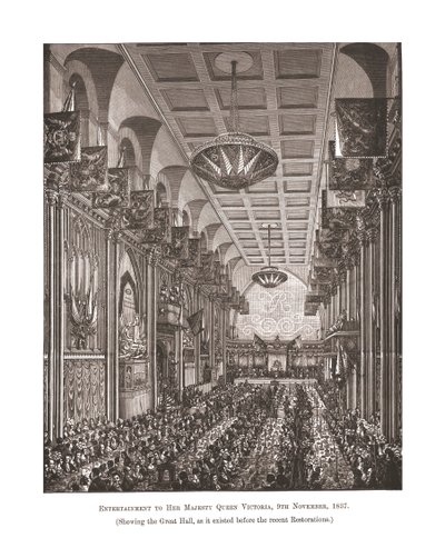 Great Hall Guildhall, 1837, 1886 af Unbekannt