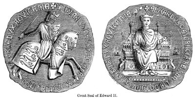 Stort segl af Edward II af Unbekannt