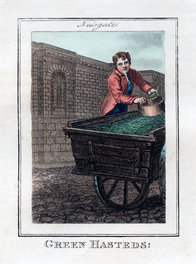 Green Hasteds, Newgate, London, 1805 af Unbekannt