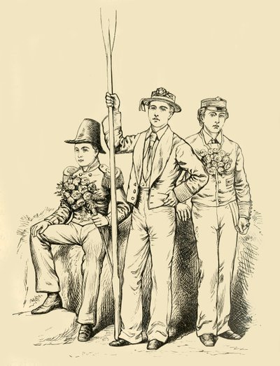 Gruppe den fjerde juni 1911. af Unbekannt