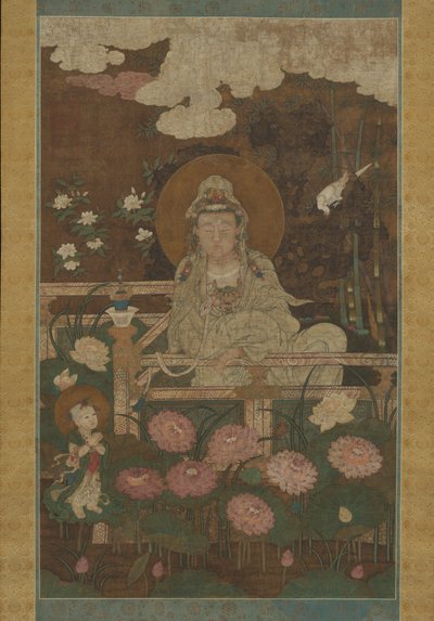 Guanyin som Nine-Lotus Bodhisattva, 1593. af Unbekannt