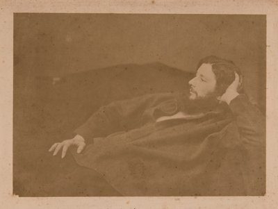 Gustave Courbet, ca 1865. af Unbekannt