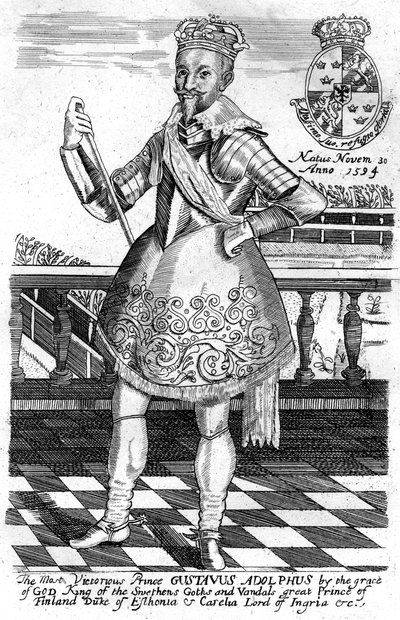 Gustavus Adolphus, konge af Sverige af Unbekannt