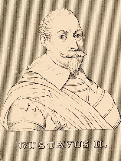 Gustav II, 1594-1632, 1830. af Unbekannt