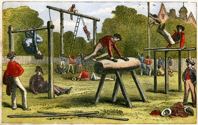 Gymnastik, 1800-tallet af Unbekannt