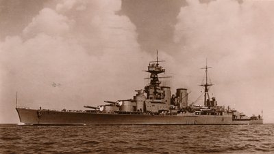 H.M.S. Hood, 1935 af Unbekannt