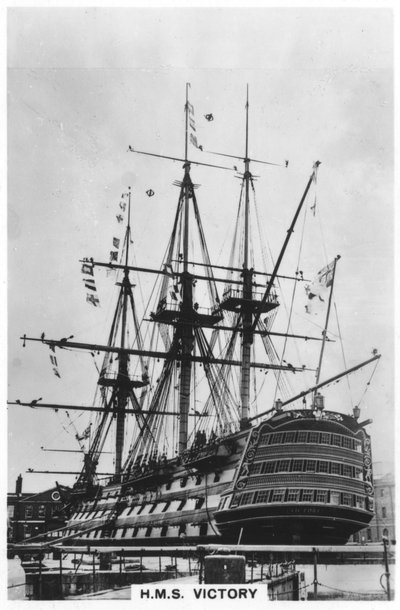 HMS Victory, Portsmouth, Hampshire, 1936 af Unbekannt