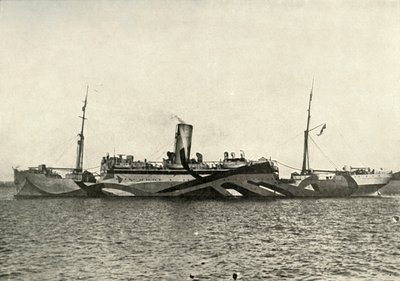 H.M. Auxiliary Cruiser Coronado Camouflaged, 1919. af Unbekannt