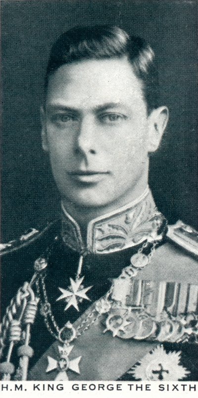 HM Kong George Den Sjette, 1937 af Unbekannt