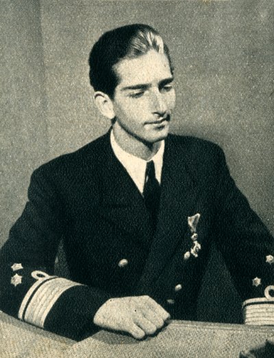 H.M. Kong Peter af Jugoslavien, 1942. af Unbekannt