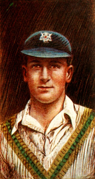 H. Larwood Notts, 1928. af Unbekannt