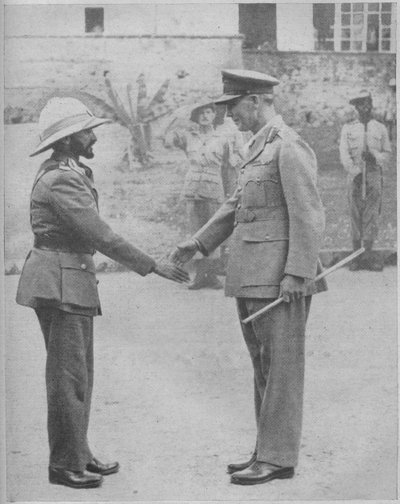 Haile Selassie og general Cunningham, 1941 af Unbekannt