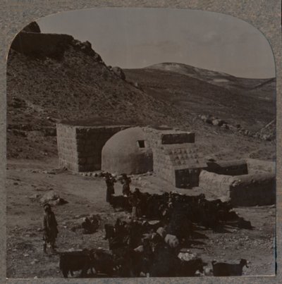 Halvvejs kro på Jerikos rejse, ca. 1900 af Unbekannt