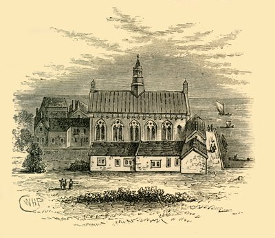 Hall of Winchester House, c1878. af Unbekannt