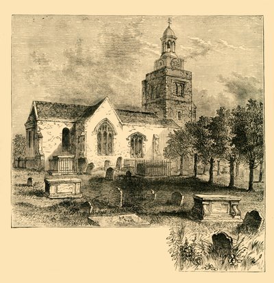 Hammersmith Sognekirke, i 1820, c1878. af Unbekannt