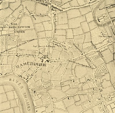 Hammersmed i 1746, c1878. af Unbekannt