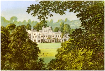 Hampton Court, Herefordshire, hjemsted for familien Arkwright, c1880 af Unbekannt