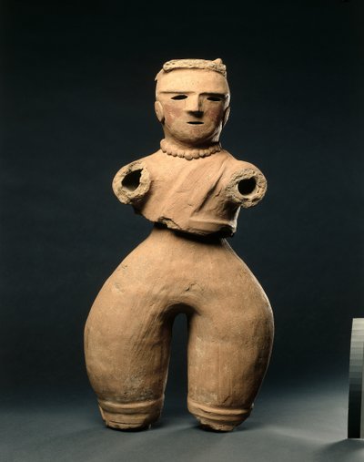 Haniwa-figur af en kvinde, ca. 500-tallet. af Unbekannt