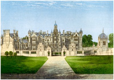 Harlaxton Manor, Lincolnshire, hjemsted for familien Gregory, c1880 af Unbekannt