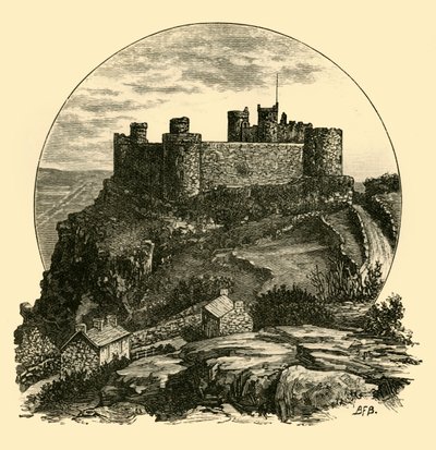 Harlech Castle, 1898. af Unbekannt