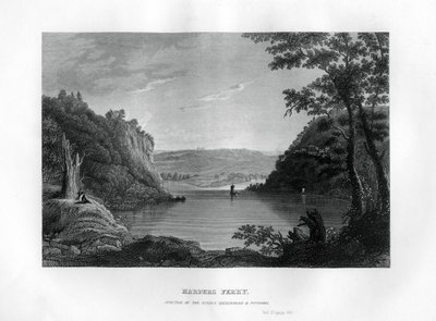 Harpers Ferry, krydset mellem Shenandoah og Potomac-floderne, West Virginia, USA, 1855 af Unbekannt