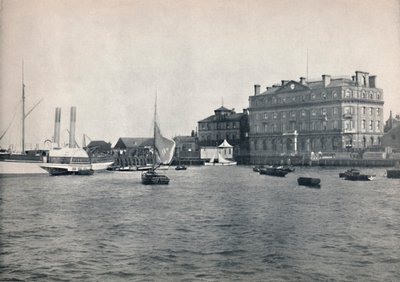Harwich - The Quay and Great Eastern Hotel, 1895 af Unbekannt