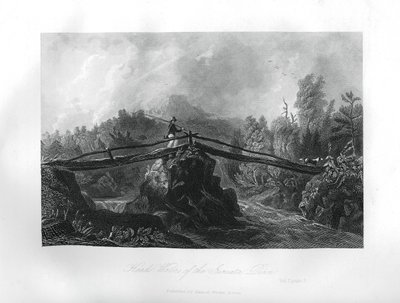 Udspring af Juniata-floden, Pennsylvania, 1855 af Unbekannt