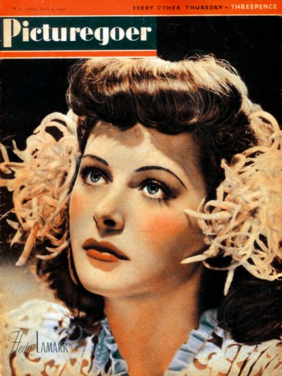 Hedy Lamarr 1914-2000, østrigsk-født amerikansk skuespillerinde, 1942 af Unbekannt