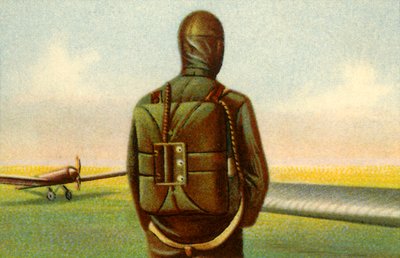 Heinecke faldskærm, c1918, 1932. af Unbekannt