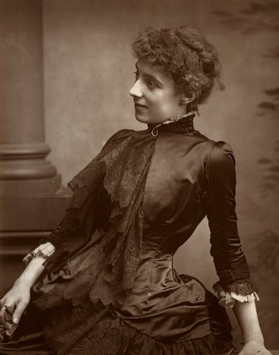Helen Maud Holt Mrs Beerbohm Tree, britisk skuespillerinde, 1884 af Unbekannt