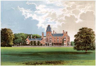 Hemsted Park, nær Staplehurst, Kent, hjemsted for Viscount Cranbrook, c1880 af Unbekannt