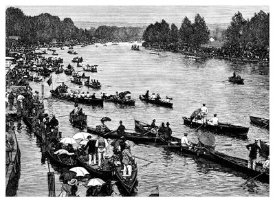 Henley Regatta, Oxfordshire, 1882 af Unbekannt