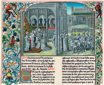Henry IV 1367-1413, første Lancastrian konge af England, 1399 af Unbekannt