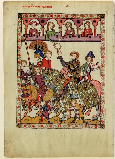Henry IV Probus, hertug af Schlesien-Wroclaw fra Codex Manesse, mellem 1305 og 1340 af Unbekannt