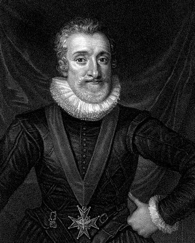 Henrik IV, første Bourbonske konge af Frankrig, c1830 af Unbekannt