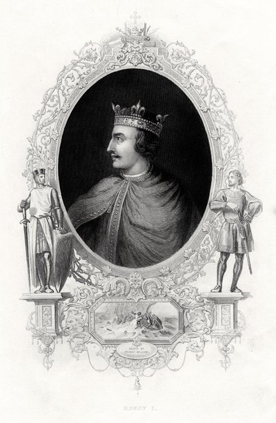 Henrik I, konge af England, 1860 af Unbekannt